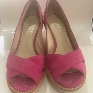Michael Kors Fuchsia Suede Wedges - 6.5M